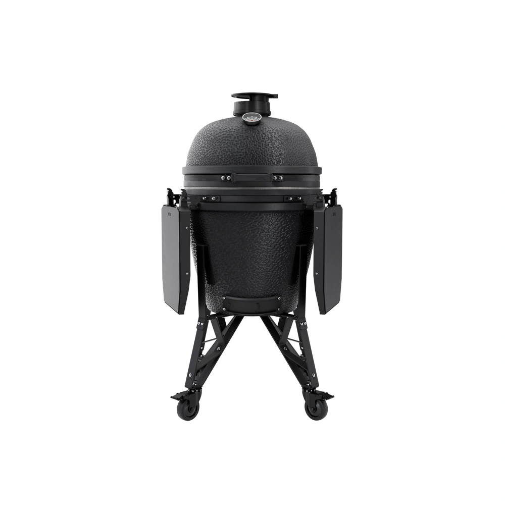 Velký keramický kamado gril bastard 49 cm matný grafit BSTRD Large Graphite kompletní s podvozkem a stolky